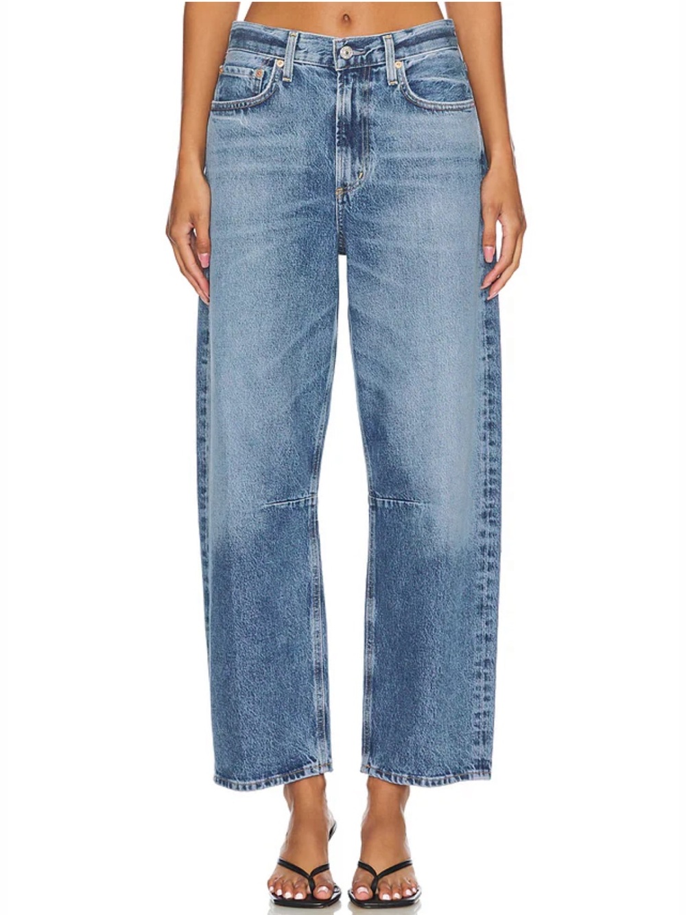 NWT Citizens of Humanity Miro Relaxed Jeans 31 Pacifica Barrel Leg 100% Cotton